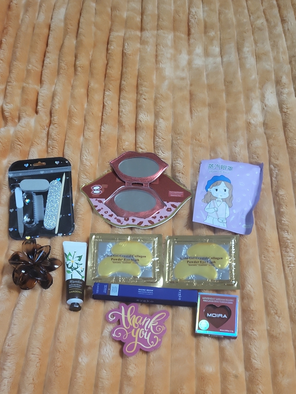Gold Gel Crystal Collagen Powder Eye Mask  Bundle